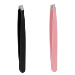 Profissional pinça de sobrancelha de aço inoxidável, rosto nariz cabelo clip removedor, beleza inclinada extrator, maquiagem ferramenta, 1pc - Image 3