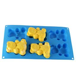 3D Cartoon Bear Cake Mold, Animal Cookie Silicone Mold para cozimento, Chocolate, Doces, Suprimentos de cozinha, Cupcake Decoração, Chaveiro - Image 2