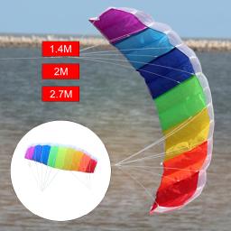 Kite Kitesurfing portátil para adultos e crianças mais velhas, Stunt Power Kites, Flying Wing, brinquedos externos, jogos de esporte, verão - Image 3