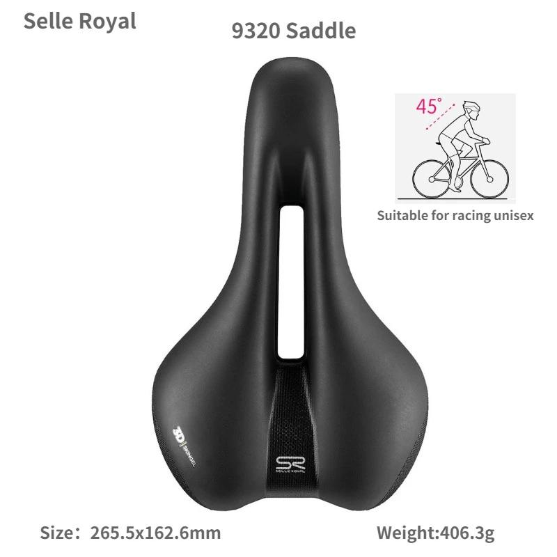 Selle royal 5130 5131 9320 9321 ciclismo mtb bicicleta ferroviário oco sela respirável macio sílica gel almofada sr - Image 1
