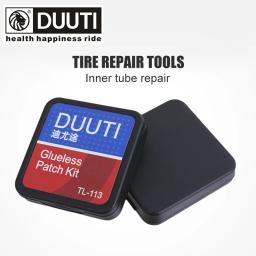 Duati kit de reparo de pneus de bicicleta, ferramentas de reparo rápido sem cola para mountain bike - Image 1