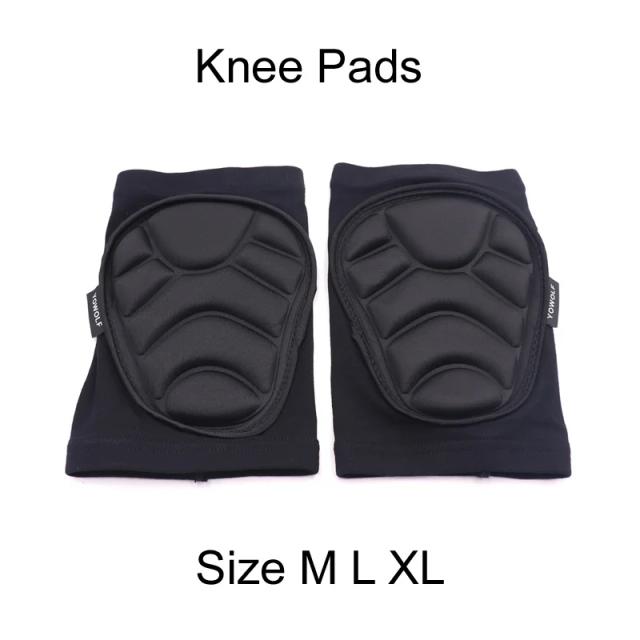 Conjunto Completo de Proteções para MTB e Motocicleta: Cotovelo e Joelheiras 4 Peças para Ciclismo e Dança