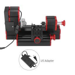 Mini máquina de torno multifuncional, 9 em 1, para torno de metal, madeira, cnc, ferramenta, triturador, furadeira, plástico, lixa de perfuração - Image 2