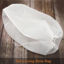 Saco De Filtro De Cerveja Para Fazer Vinho, Forma De Cilindro, Saco De Grão De Nylon, Balde De Grau Alimentar, Straining Bag, 120 Mesh - Image 3