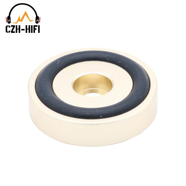 Amplificador de Alto-Falante com Base de Isolamento CNC Usinada em Alumínio Sólido para CD Player, Subwoofer e Amplificadores de Guitarra - 39x10mm