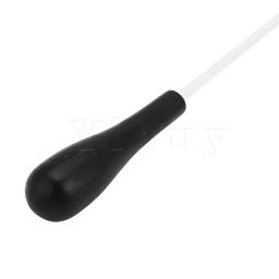 Yibuy 20pcs prata fibra de vidro música condutor baton com alça abs preto - Image 5