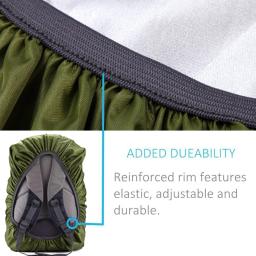Capa de chuva Camo para mochila, impermeável, reflexiva, para acampamento ao ar livre, caminhadas, escalada, anti poeira, 20l 35l 45l 60l - Image 5