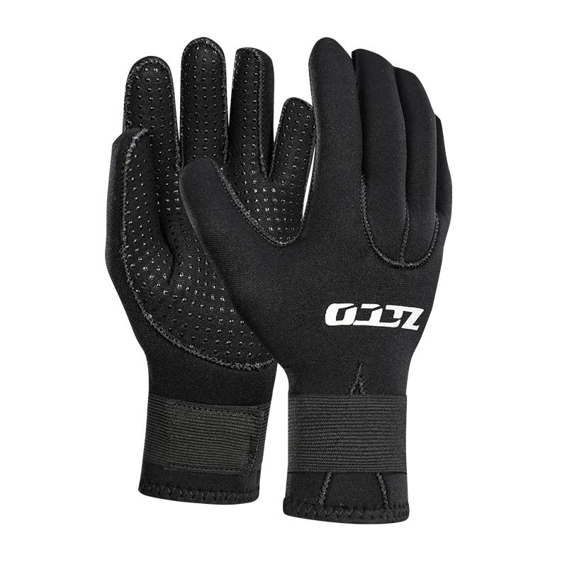 Luvas de mergulho em neoprene para homens e mulheres, luvas de natação antiderrapantes, luvas pretas quentes para caiaque e mergulho, 3mm - Image 1