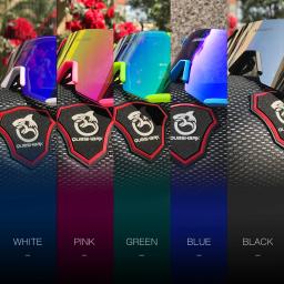 QUESHARK-Óculos de sol polarizados para homens e mulheres, óculos esportivos bicicleta, óculos de estrada, MTB Riding Goggles, QE42, 3 Lens Set - Image 2