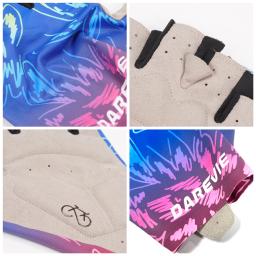 Darevie luvas de ciclismo verão à prova de choque respirável luvas de ciclismo das mulheres do homem meio dedo alta qualidade mtb luvas de bicicleta de estrada - Image 5
