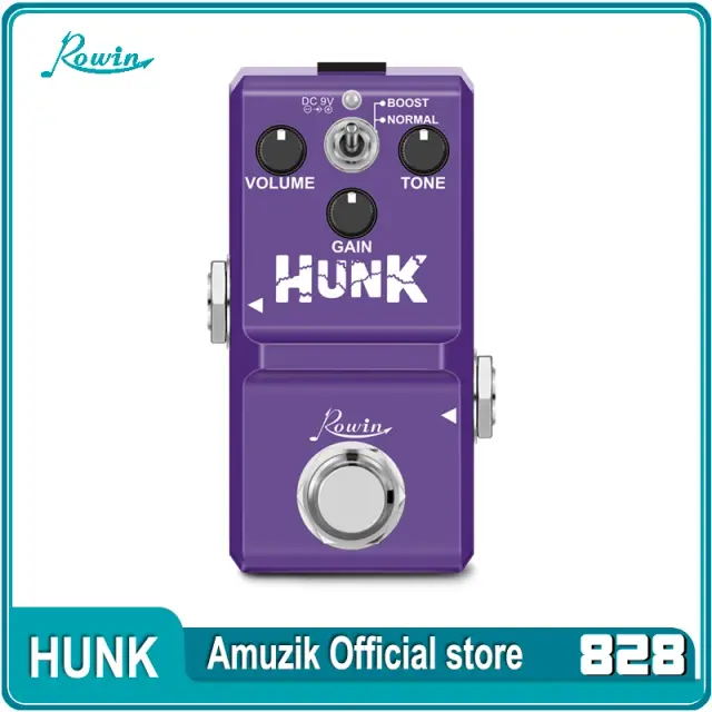Pedais Rowin para Guitarra e Baixo: Flanger, Compressor, Booster, Overdrive, Fuzz e Tremolo para Sons Bluesy e Distorções Poderosas