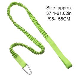 Ajustável Elastic Paddle Leash, Kayak Rod, Lanyard, Segurança, Tornozelo, Mosquetão, Pesca Rod Holder, Prancha, Board Rope - Image 2