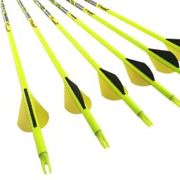 Alvo de flechas de carbono para tiro com arco composto, 300 340 400 500 600 32 polegadas id6.2 eixo para arco recurvo e de caça - Image 4