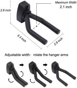 Suporte de instrumento de corda, suporte para guitarras, baixo, ukulele, acessórios de montagem na parede - Image 2
