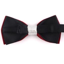Laço vermelho vinho para homens e mulheres, Gravata borboleta de casamento para adulto, Claret Laços para casamento, Ternos de borboleta, Cravats, Groomsmen Bowties - Image 4