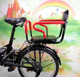 Sela de couro PU para bicicleta, assento traseiro para criança, bicicletário, almofada de descanso traseiro, acessórios para bicicleta, sela de bicicleta - Image 4