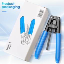 Aço inoxidável Kit Fibra Óptica Ferramenta, óptica Stripper, Aramid Scissors e Wire Stripper, VCFS-30, 3pcs - Image 5
