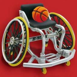 Esportes competitivos basquete gashapon brinquedos cadeira de rodas adereços miniatura figura ação modelo ornamentos brinquedos - Image 5