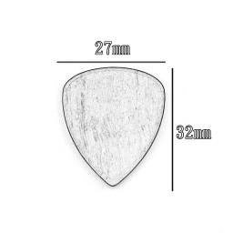 Palhetas de madeira para violão e guitarra, 2 peças, ferramenta musical, espessura profissional, acessórios para guitarra - Image 6