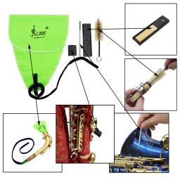 Slade saxofone kit de cuidados limpeza sax pano bocal escova acessórios clarinete sax instrumento vento ferramenta manutenção - Image 6