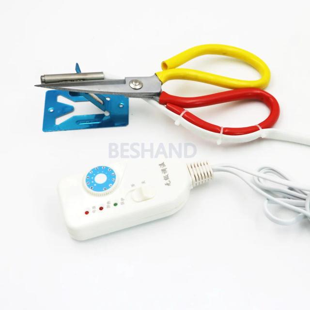 Tesoura elétrica de calor 220V para corte de tecidos, cordas e artesanato - Ferramenta DIY essencial