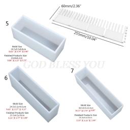 Moldes retangulares de silicone super grandes, formas para sabão, loaf, molde artesanal, 3d, retângulo, resina, arte, ferramentas, drop shipping - Image 6