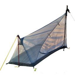 Ultraleve dupla camada camping tenda para uma pessoa, 15d, revestimento de silicone, sem pólo - Image 3