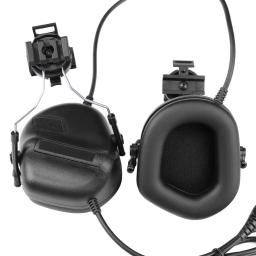 Excloud Airsoft Tactical Headphone, caça e tiro Headsets, Outdoor CS Wargame Headphones - Image 4