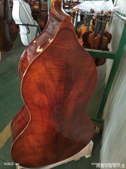 Contrabaixo Cabaça Forma Madeira Maciça, 100% Handmade, Profissional, Alta Qualidade, Forma Especial, Todos os Acessórios, Todos os Acessórios - Image 4
