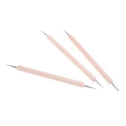 Modeladores de argila para fazer escultura, 3 pçs, estampa de gravação, cerâmica, bolas de estilizadores, ferramenta para kit de ferramentas de argila de polímero - Image 4