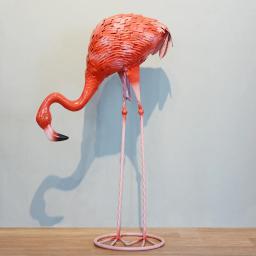 Jardinagem ao ar livre Decoração Metal Flamingo Escultura, Jardim e quintal Home Decor, Enfeites de casamento, Presente personalizado do ofício - Image 4