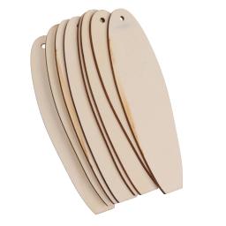 8 peças em mdf madeira placa de surfe formato recortes para artesanato decoração etiquetas diy - Image 4
