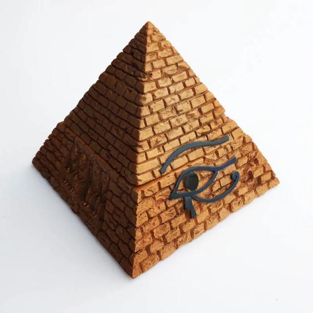 Artigos Decorativos em 3D: Faraó e Pirâmides do Egito, Presentes Artesanais Exclusivos