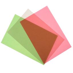 Papel translúcido colorido para artesanato, 50 folhas para fazer cartão de desenho diy - Image 5