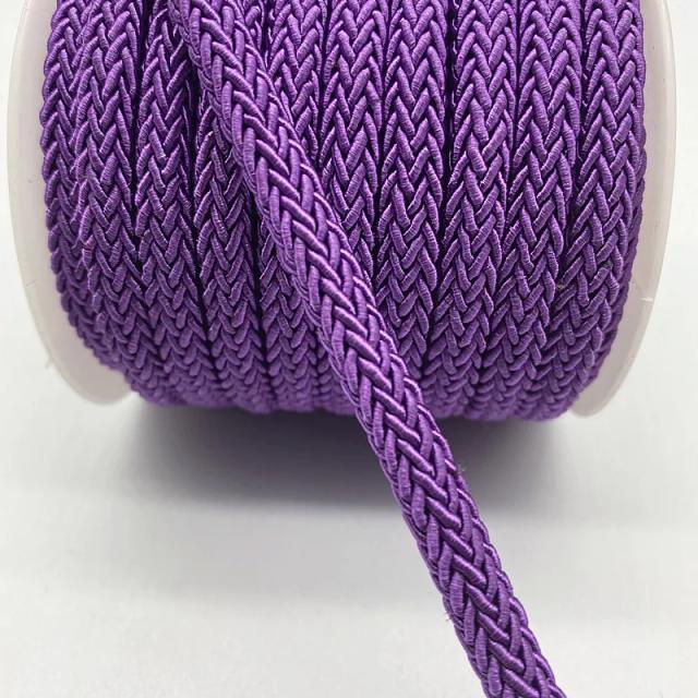 Corda Multicolorida de Polipropileno para Artesanato, Pulseiras DIY e Decoração Rústica - 2 Jardas, 8mm