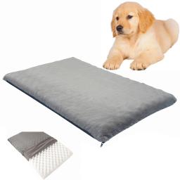 Cama ortopédica de espuma de memória para cães removível e lavável, luxuosa casa de cachorro, sofá-cama para animais pequenos e médios - Image 1