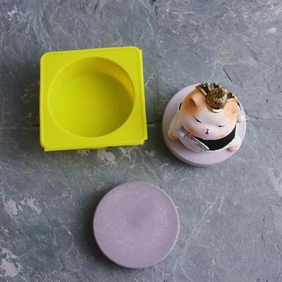 Moldes de silicone para gesso, animal fofo, coelho, baleia, disffuser perfumado, molde de pedra, urso 3D, artesanato, argila estilo coreano - Image 1