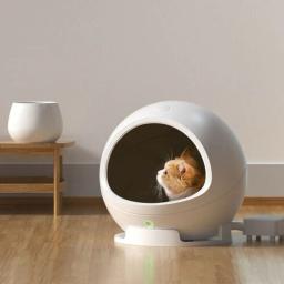 Gato do animal de estimação cão cama casa com wi-fi sem fio controlador inteligente frio e quente cama controle temperatura para pequeno filhote de cachorro gatinho - Image 1