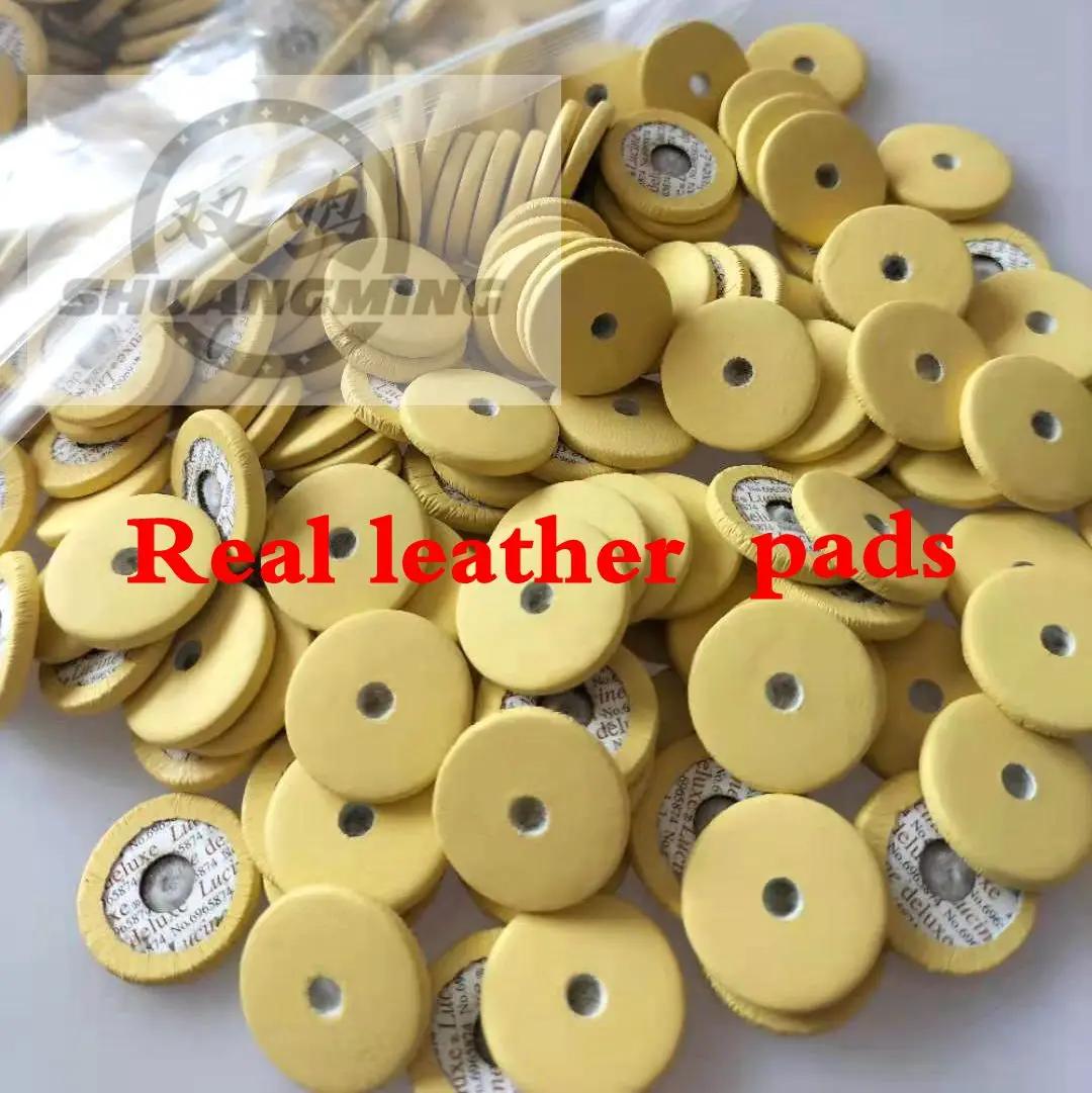 50 peças almofadas de flauta de couro real peças de almofadas individuais qualquer tamanho 11mm-20mm - Image 1