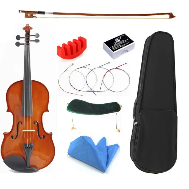 Violinó Tonling 4/4 de Abeto: Conjunto Completo para Iniciantes com Estojo e Cordas de Laço