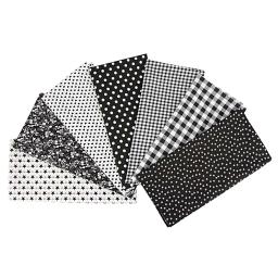 Novo tecido de algodão estampado 7 peças 25x25cm, tecidos de costura, acolchoado para patchwork, bordado, faça você mesmo, acessórios artesanais - Image 4