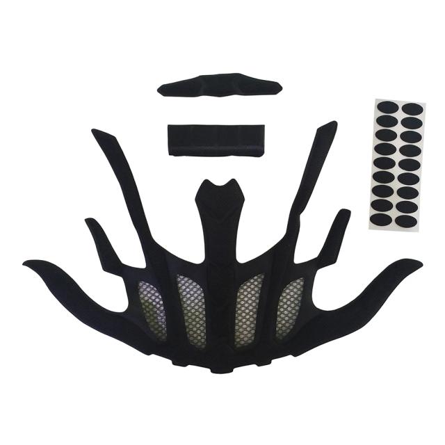 Conjunto Universal de Almofadas de Espuma para Capacete - Kit de Estofamento Selado em Esponja Vermelha para Ciclismo e Motocicleta
