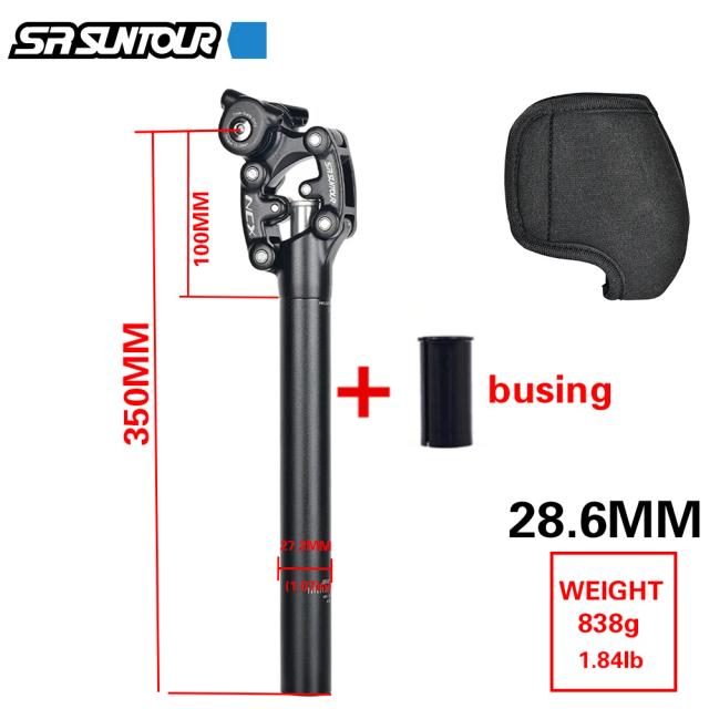 Suntour NCX Espigão de Suspensão Bicicleta 50mm Viagem