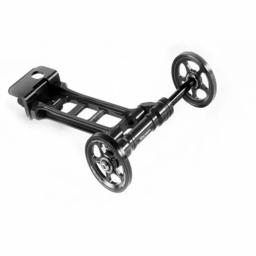 Roda de empurrar de bicicleta + suporte para disco de bicicleta dobrável e freio curto de v, fácil, compatível com 18/20 polegadas - Image 2