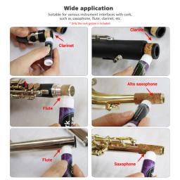Acessório dos instrumentos do sopro da graxa da cortiça de 10 pces para a flauta do clarinete do saxofone - Image 6