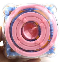 6 pçs ferramentas de tricô tear flor padrão fabricante fio lã agulha tricô tear máquina costura ferramentas crochê gancho conjunto - Image 6
