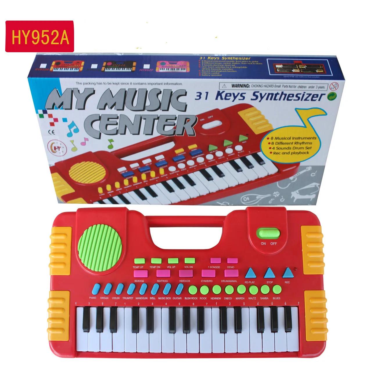31 teclas crianças brinquedos musicais do bebê crianças instrumento musical portátil teclado de piano eletrônico brinquedos educativos para a menina - Image 1
