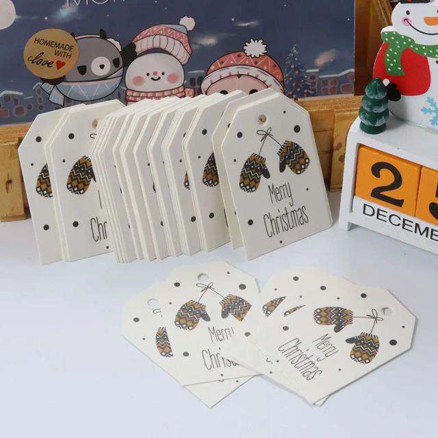 Etiquetas de Natal Kraft - 50 Peças para Presentes, Decoração e DIY em Festas