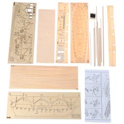 Kits De Construção De Veleiro De Madeira, Modelo Montado DIY, Brinquedo De Vela, Modelo De Navio, 1:100 - Image 5