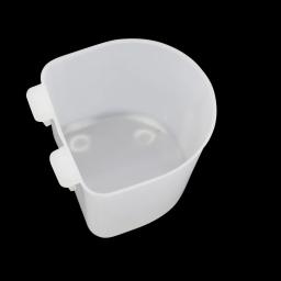 Plástico copo de água tigela alimentação pássaro ferramentas alimentador pássaro fonte potável codorna alimentadores pássaro recipiente alimentos gaiola acessórios - Image 3